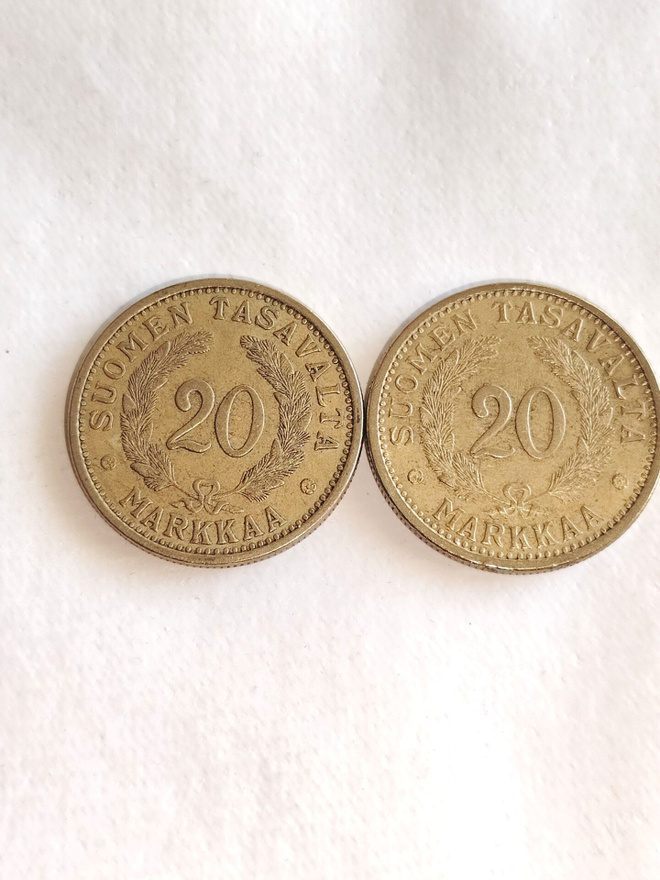 Suomi 20 mk. iso kokoiset rahat 1939