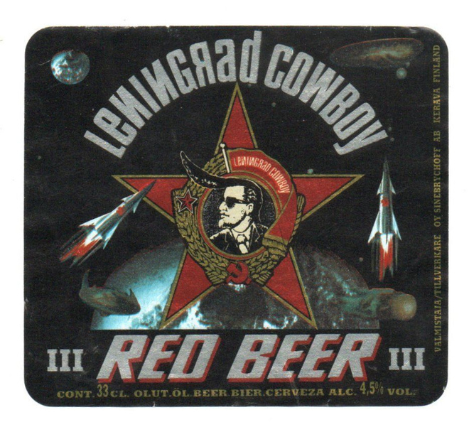 OY Sinebrychoff Kerava LENINGRAD COWBOY III olut Etiketti