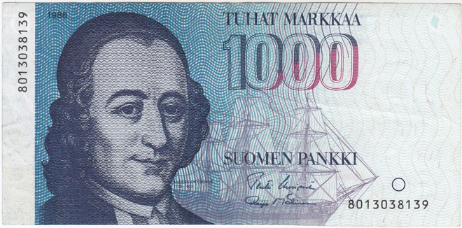 1000 Markkaa 1986 kl.5