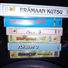 6 kpl VHS piirrettyjä pakettina ( SIS POSTIKULU  ) - pikkukuva 1