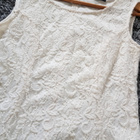 Valkoinen Vila Pitsitoppi / Toppi Peplum - koko S - pikkukuva 3