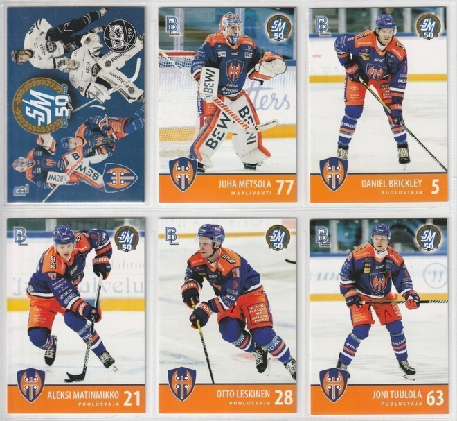 Blueline Tappara team set 13 korttia