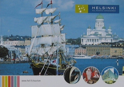Helsinki Purjelaiva Postikortti