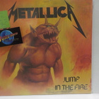 METALLICA - JUMP IN THE FIRE ( RED VINYL ) M-/EX- LP - pikkukuva 1
