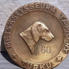 Koira merkki Metsästysseura Tapio. Halkaisija - 39mm. - pikkukuva 5