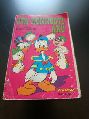 Aku Ankan taskukirja 9 ensimmäinen painos