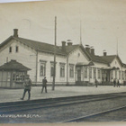 VANHA Postikortti Kouvola Rautatie Asema 1923 - pikkukuva 1