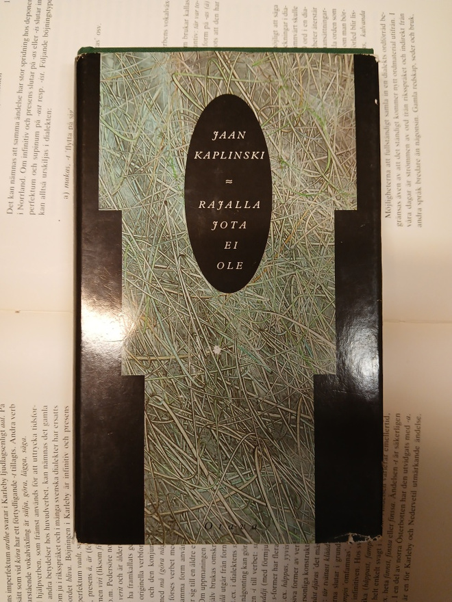 Jaan Kaplinski - Rajalla jota ei ole (sid.)