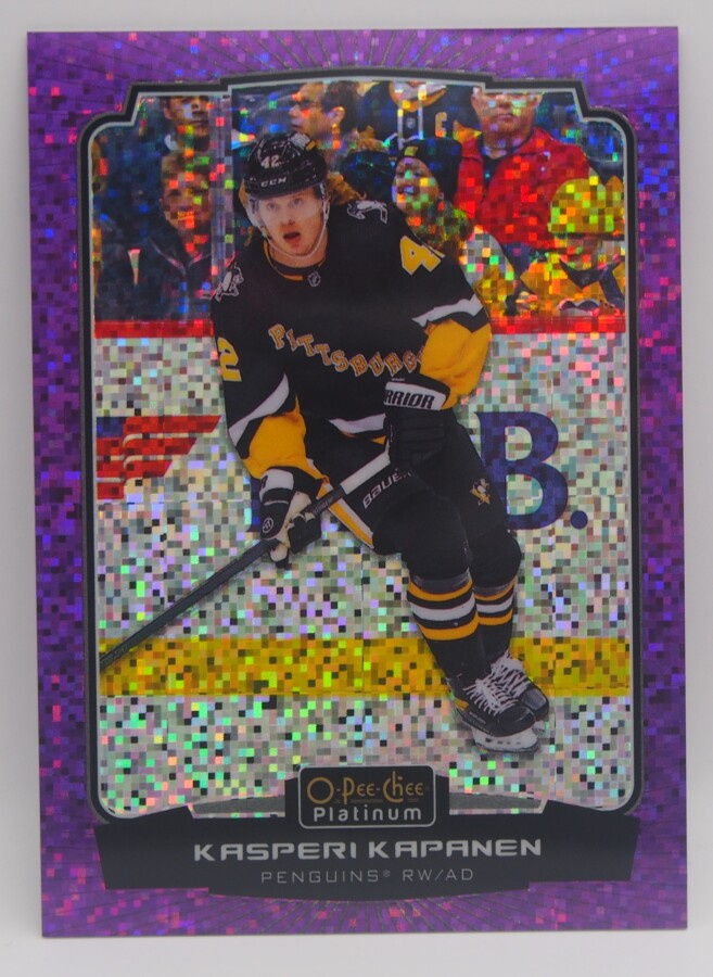 2022-23 OPC Platinum Violet pixels Kasperi Kapanen /299