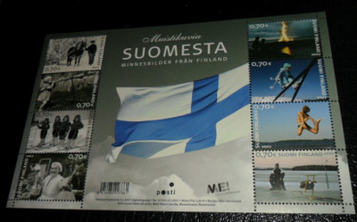 LAPE BL47 ** 1857-1864 MUISTIKUVIA SUOMESTA 8 KPL.