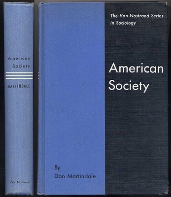 Martindale, Don: American Society (1960)