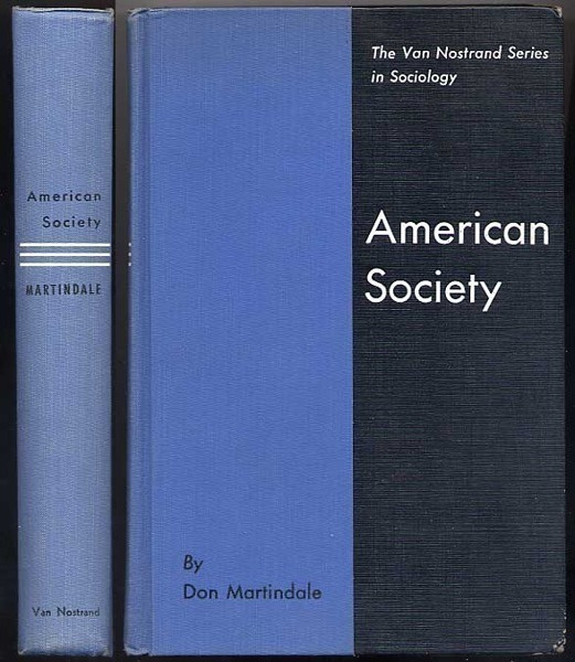 Martindale, Don: American Society (1960)