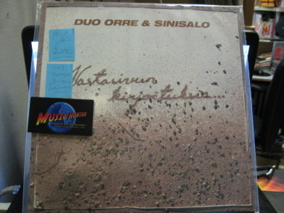 DUO ORRE & SINISALO - VASTASIVUN KIRJOITUKSIA M-/M- LP
