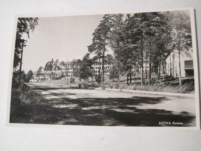 VANHA Postikortti Kotka 1950-l Alkup.Mallikappale