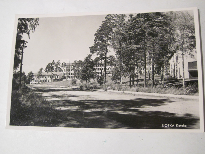 VANHA Postikortti Kotka 1950-l Alkup.Mallikappale