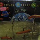 CROSBY, STILLS & NASH - LIVE IT UP EX+/EX+ LP EU-90 - pikkukuva 1