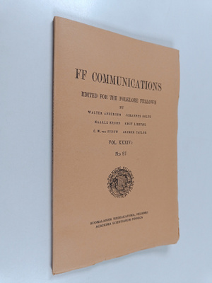 Eduard Laugaste(-Treu) : FF Communications Vol. XXXIV2, N...