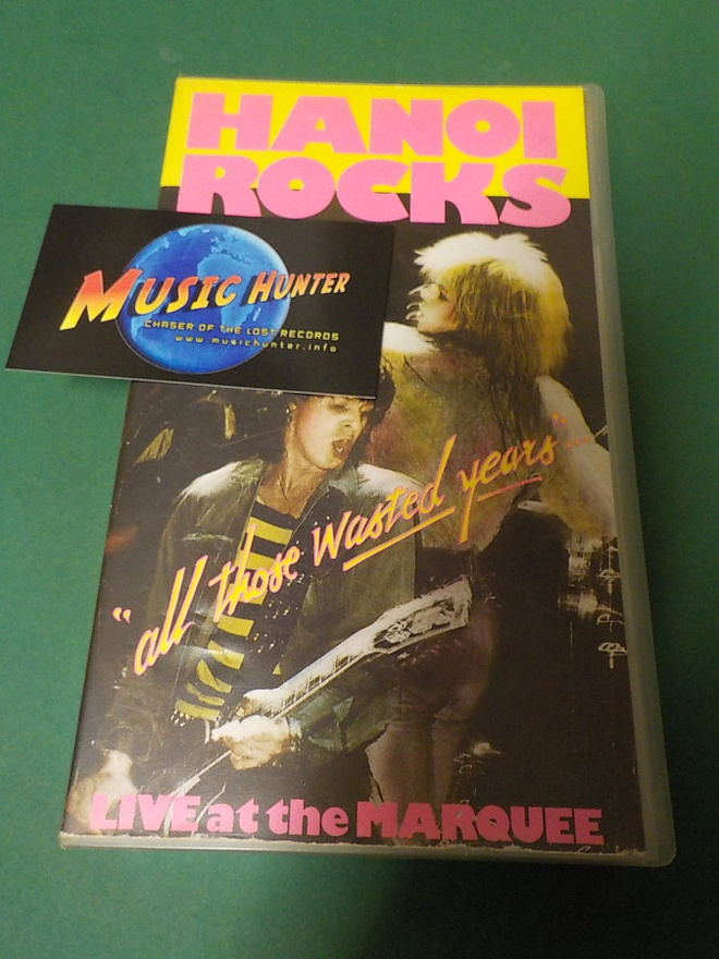 HANOI ROCKS ALL THOSE WASTED YEARS LIVE VHS
