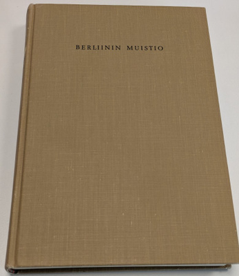 Adam Hall - Berliinin Muistio HIENO KUNTO!!