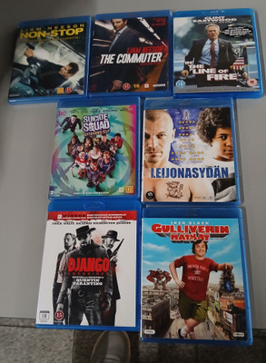Blu-ray levyjä 5e / kpl