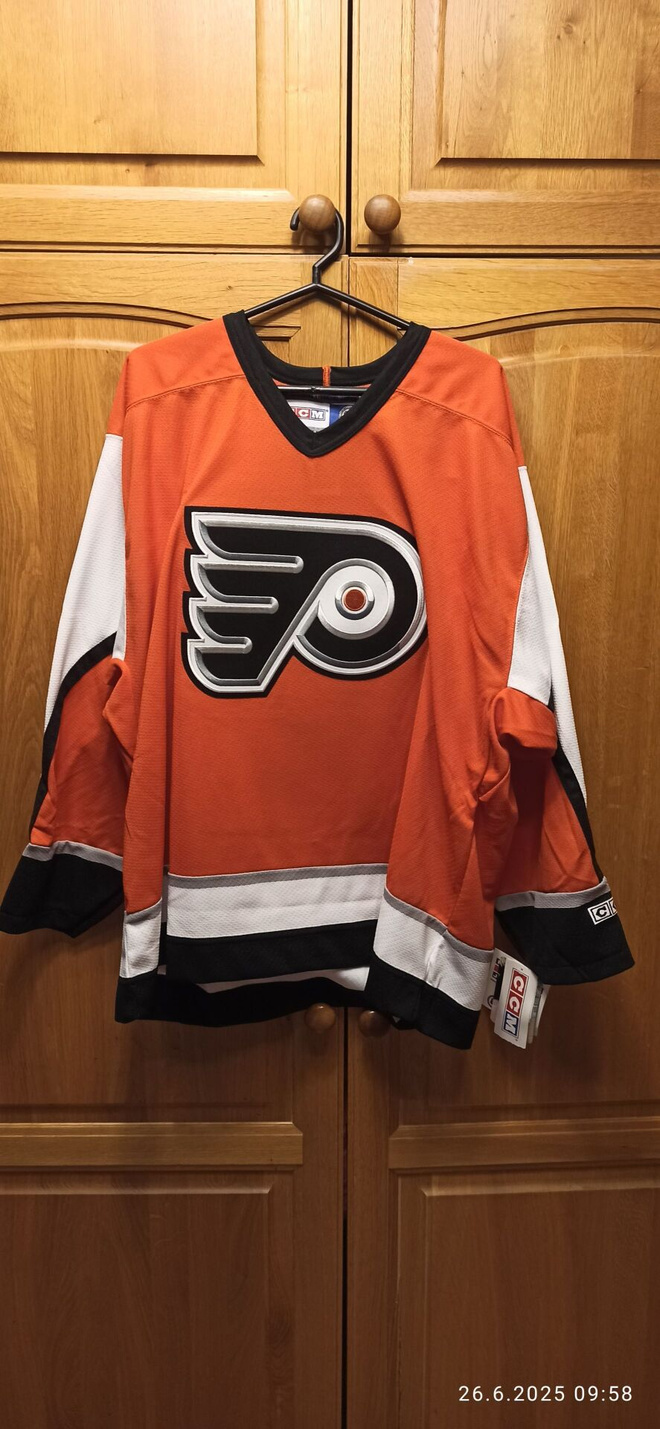 Philadelphia Flyers #2 Derian Hatcher pelipaita L