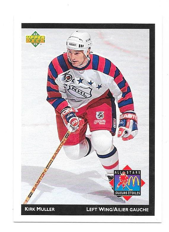 92-93 McDonalds UD All-Stars #McD23 Kirk Muller Montreal