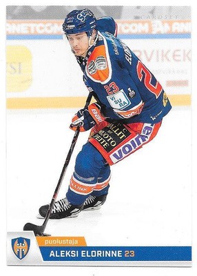 2018-19 CardSet #148 Aleksi Elorinne Tappara