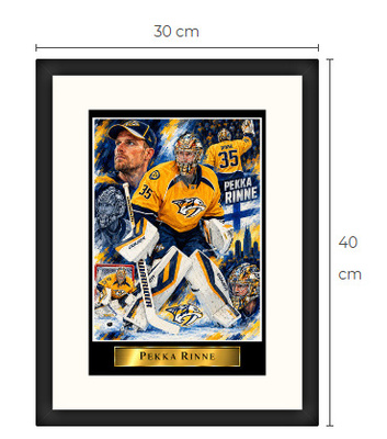 Uusi Pekka Rinne Nashville NHL art print Limited Edition