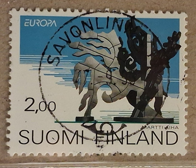 1993 2,00mk Eurooppa: Nappiloisto Savonlinna 27.9.93 (986)