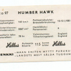 Purkkakuva Hellas Autosarja 115 n:o 97 HUMBER HAWAK - pikkukuva 2
