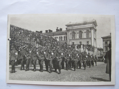 VANHA Postikortti Helsinki Paraati 1920