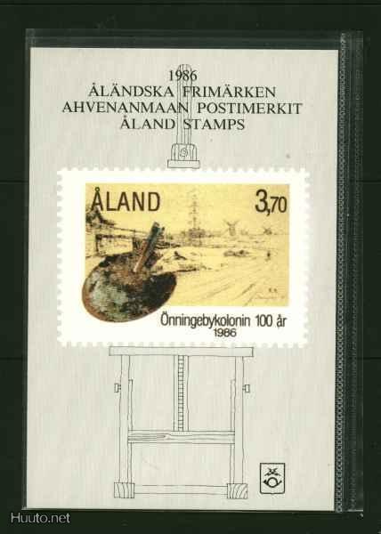 Ahvenanmaa  Postimerkkien vuosilajitelma v 1986