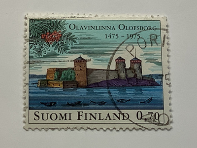 768 / 1975 Olavinlinna 500 v o leimattu