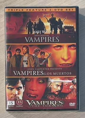 John Carpenterin VAMPYYRIT Trilogia (3DVD) *UUSI*