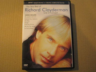 RICHARD CLAYDERMAN - The Very Best Of ( dvd )