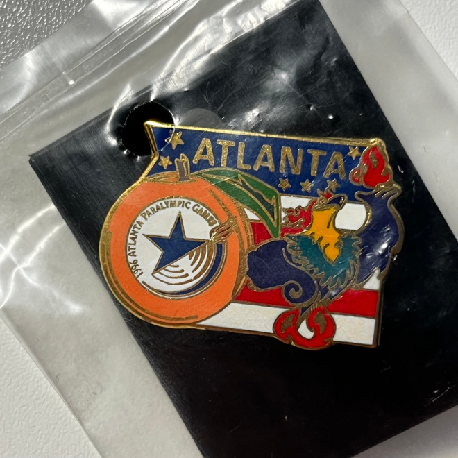 Atlanta 1996 paralympialaiset pinssi