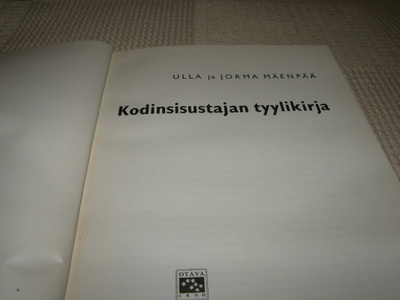 Mäenpää Kodinsisustajan tyylikirja