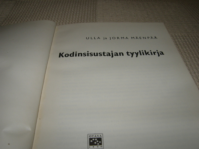 Mäenpää Kodinsisustajan tyylikirja