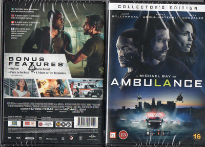 ambulance (2022) (76 102) UUSI -FI- nordic, DVD jake gyllen