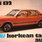 1979 Fiat 132 esite - suom - KUIN UUSI - pikkukuva 1