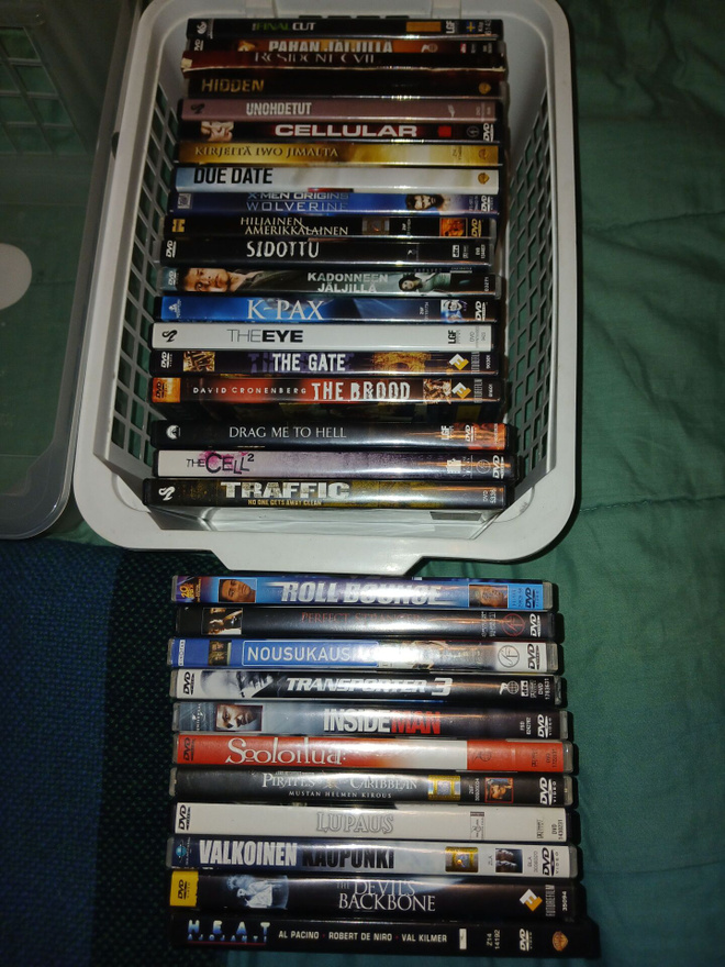 Dvd elokuvapaketti 30kpl