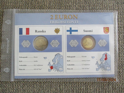 SUOMI ERIKOISEURO 2 EUROA 2010 (SUOMALAINEN RAHA 150 VUOTTA)