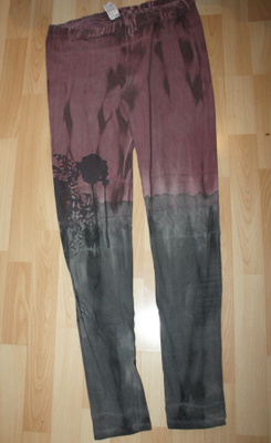 Housut L Boho tyyliset kivipesty vesivärimäinen look