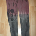 Housut L Boho tyyliset kivipesty vesivärimäinen look - pikkukuva 1