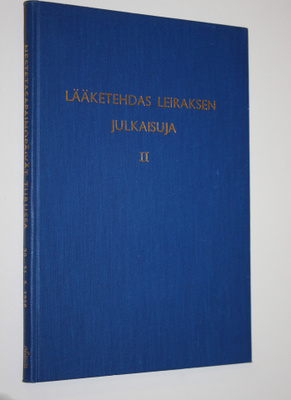 Lääketehdas Leiraksen julkaisuja II : Nestetasapainopäivä...