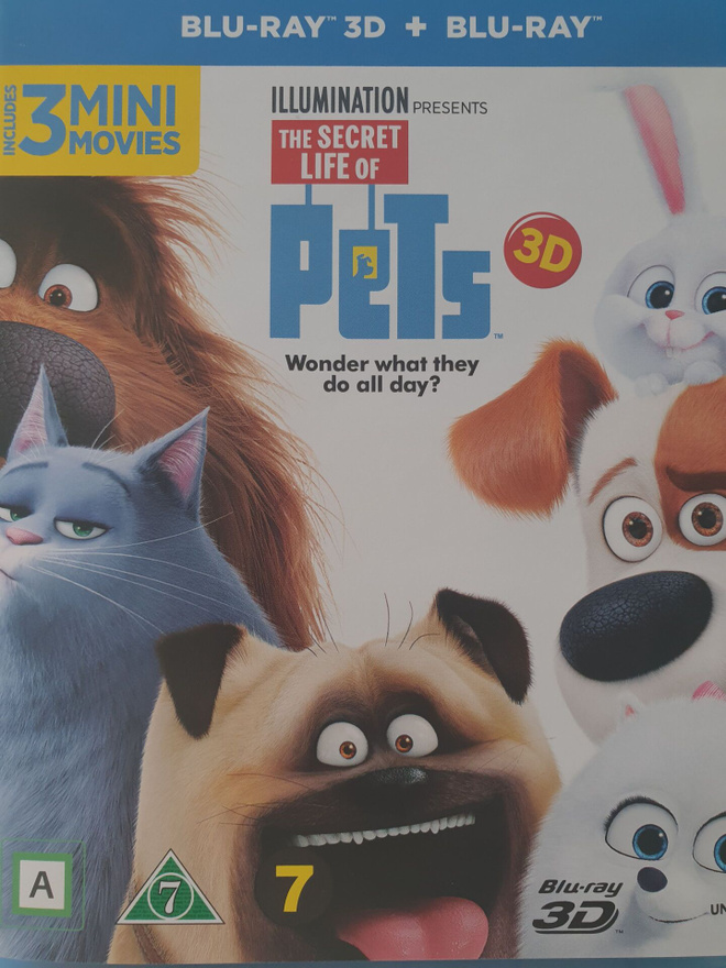 LEMMIKKIEN SALAINEN ELÄMÄ BLU-RAY 3 D + BLU-RAY