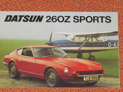 1974 Datsun 260 Z esite - KUIN UUSI