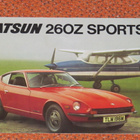 1974 Datsun 260 Z esite - KUIN UUSI - pikkukuva 1