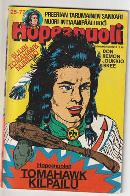 Hopeanuoli 25/77 Suuri Tomahawk-numero
