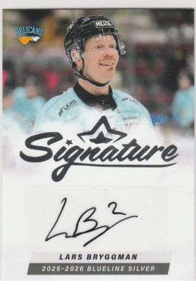 2025/26 Blueline signature Bryggman, Pelicans /80